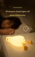 Lámpara De Noche Recargable LED En Forma De Pato Con Silicona Luz De Iluminación Infantil Para Decoración De Habitaciones Regalo De Cumpleaños - details 6