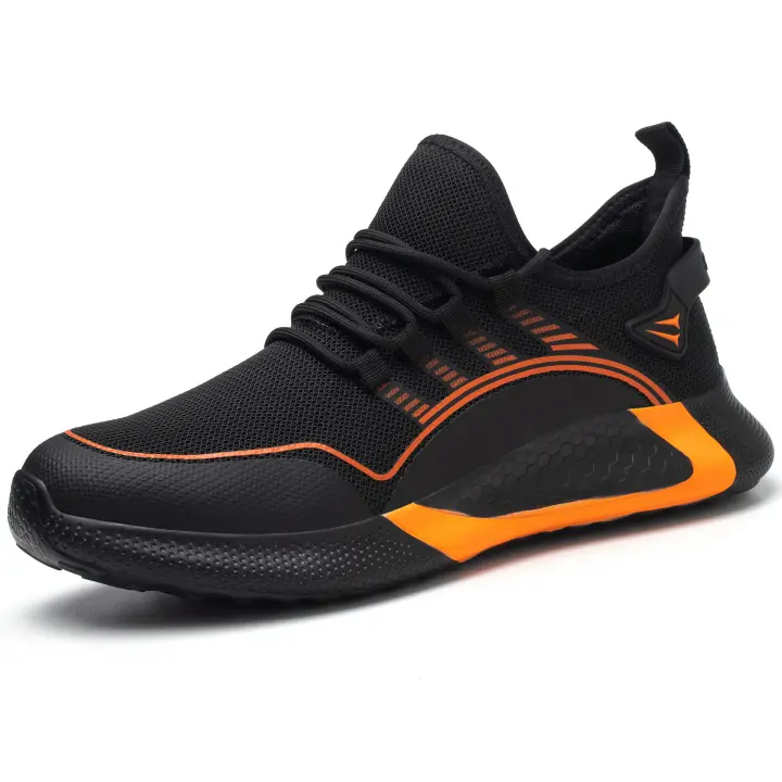 Zapatos de sebriad, zapatillas de Seguridad antiteslizantes, Luces y cosas para hambres y Mujeres, Zapatos DE TRABAJO with TIP de Maple, Zapato protector (Azul EU 39) - 1