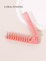 Peine Portátil Plegable Con Dientes Finos Y Doble Cabeza Para Uso Diario Y Viajes Plástico Unidad De Medida 1pcs - details 4