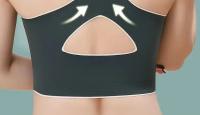 Sudadera Deportiva Ajustable Delanteramente Con Hebilla Sin Aros Y Con Almohadillas Para Mujer Transpirable Y Cómoda Para Gimnasio Yoga Y Fitness De Baja Intensidad - details 2