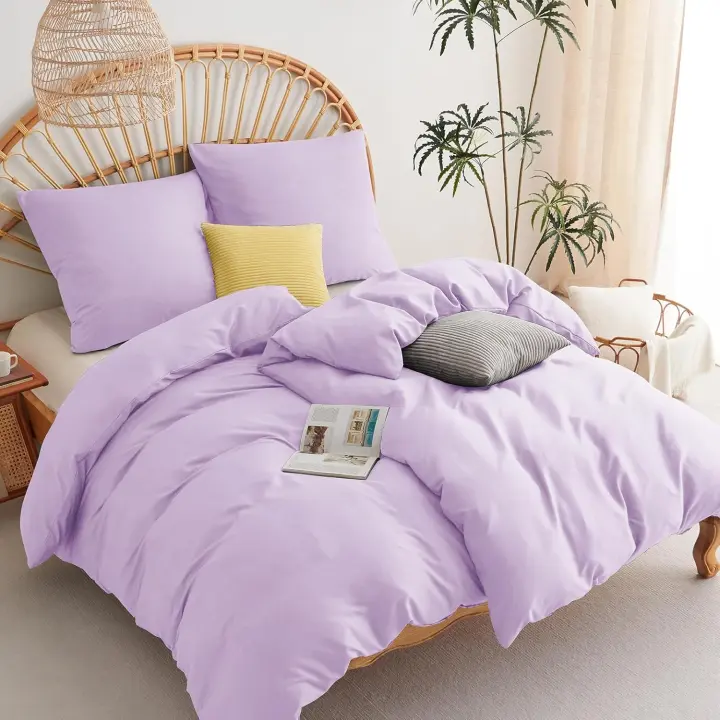 WAVVE Funda Nórdica 135x200 cm con 2 Fundas de Almohada 80x80 cm, Juego de Ropa de Cama Suave y Elegante - 1