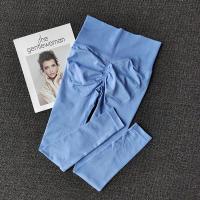 Pantalones Deportivos Yoga De Cintura Alta Sin Costuras Secado Rápido Leggings Pantalones De Gimnasio Running Pantalones Scrunch Butt Para Mujer - details 2