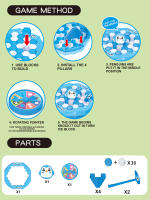"Juguetes infantiles, mini pingüinos rompehielos, juego para romper Hielo para salvar a los pingüinos, Mesa Infantil Interactiva Padres-Hijos Juguetes de fideos, ajustados para la interacción familiar." - details 5