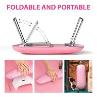 Soporte De Mano Para Uñas De Acrílico Profesional En Cuero Microfibra Antideslizante Almohadilla De Soporte Para Manos Con Non-slip - details 5