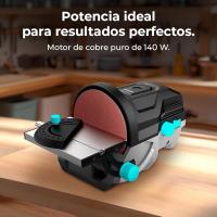 Cecotec PerfectSurface 1000 Stand Disc Lijadora de disco de sobremesa con motor de cobre puro de 140W de potencia. Incluye un adaptador desmontable. - details 1