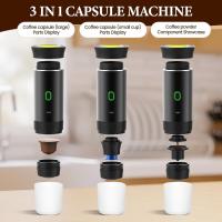 Máquina de café expreso portátil, autocalentamiento de 4 a 6 minutos, cafetera portátil 3 en 1, carga pequeña, cápsulas, 50 por un solo larg - details 0