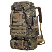 Mochila De Camuflaje Grande Para Senderismo Y Camping En Montaña Mochila De Lona Para Ciclismo Y Actividades Al Aire Libre - details 1