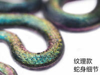 Molde De Silicona Para Joyería DIY Epoxy Resina Cabeza De Serpiente Para Pendientes Y Llavero Molde De Espejo Duradero - details 8