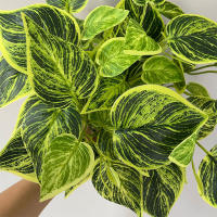 35cm Planta Artificial De 7 Cucharas Hojas De Planta Falsa Scindapsus Para Decoración De Jardín Oficina Casa Y Hotel Material Plástico - details 12