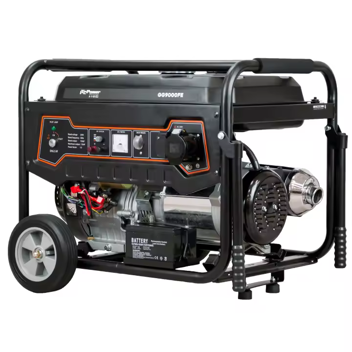 Generador eléctrico gasolina 6500w GG9000FE ITCPower - 1