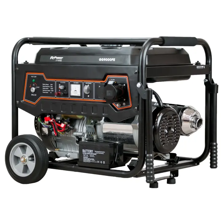 Generador eléctrico gasolina 6500w GG9000FE ITCPower - 1