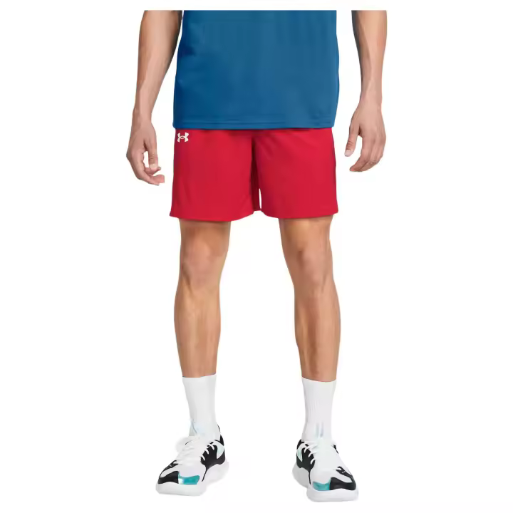Pantalon Corto Under Armour Baseline para hombre en color rojo - 1