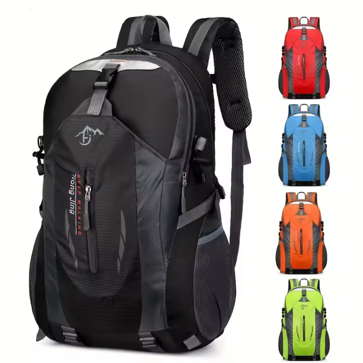 Mochila De Escalada Al Aire Libre 40L Gran Capacidad Para Viajes Y Senderismo Material Oxford Con Lining De Poliéster - 1