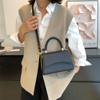 Bolso De Hombro De Cuero PU Sólido Para Mujer Bolso De Mano Pequeño De Diseñador Moda Bolso Cruzado De Lujo Con Asa Superior - details 15