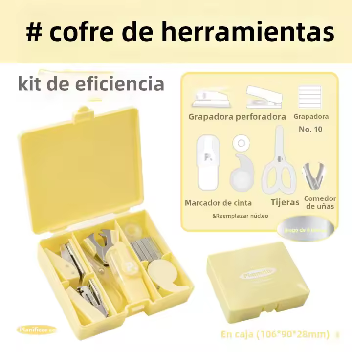 Mini Prensa Para Papel Y Clavija Máquina De Tiras Multifuncional Para Scrapbook Herramienta Esencial Para La Escuela Suministros Para Estudiantes - 1