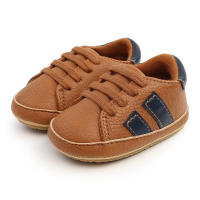 Zapatos Para Bebés Recién Nacidos Antideslizantes Niños Y Niñas Casual Moda Zapatos De Bajo Talón Suave Funda De Goma Cierre De Encaje - details 14