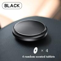 Aromaterapia Para Coche En Forma De UFO Perfume Sólido De Larga Duración Luz De Rotación Ajustable Decoración Para Vehículo - details 1