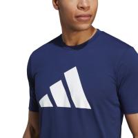 Adidas Camiseta Hombre Manga Corta Azul Marino Temporada 2024 - TR-ES FR LOGO - details 3