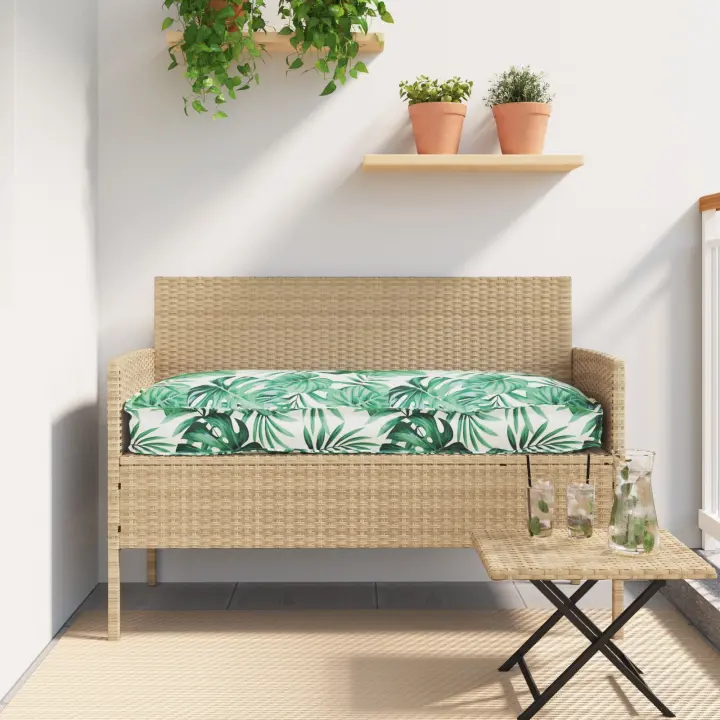 Cojín Exterior vidaXL Verde Poliéster 100 cm x 40 cm x 8 cm - 1