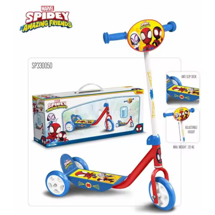 PATINETE 3 RUEDAS SPIDEY AND HIS AMAZING FRIENDS DE STAMP - 1