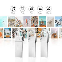 Memoria USB De Metal 32GB 64GB Pendrive USB 3.0 Impermeable U Disquete Disco Flash Para Transferencia De Archivos 128GB 512GB - details 0