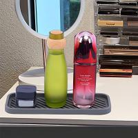 Small Silicone Sink Tray Silicone Kitchen Sink Organizer Trays Sponges Holder Washing Up Liquid Tray for Soap Dispenser Sink Storage Rack - details 0