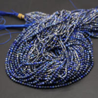Cuentas De Piedra Natural Lapis Lazuli Pequeñas Facetadas Para Creación De Joyería Pulsera Y Collar Accesorios DIY Para Mujeres - details 2