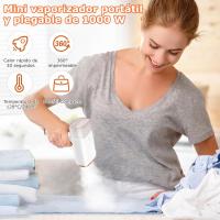 Vaporizador de Ropa, Vaporizador Adeccionado para Todos Los Tejidos para, Hogar, Viajes, Hogar y Oficina, Vaporizador Vertical Vapor, Placa Vertical Portátil 1000W 150ML - details 4