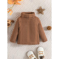 Conjunto De 3 Piezas Ootd Terno Para Bebé Recién Nacido Unisex Chico Y Niña Suéter Largo Manga Cálido Invierno Top Fashion 3-24 Meses - details 4