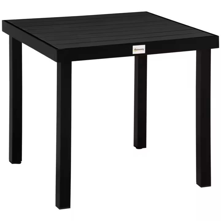 80x80x74cm para muebles de Jardín Mesa de Jardín para 4 personas - 1