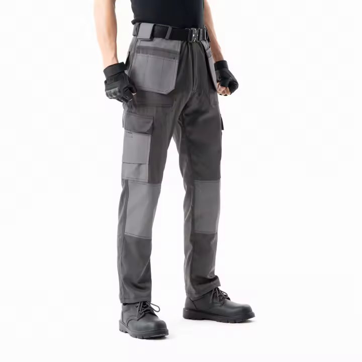 Pantalones De Cargo Para Hombre Resistentes Al Desgaste Con Bolsillos Para Actividades Al Aire Libre Pesca Senderismo Trekking - 1