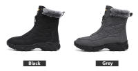 Botas De Invierno Impermeables Para Hombre Con Peluche Caliente Antideslizantes Altas Botas De Camuflaje Para Exteriores Y Senderismo - details 4