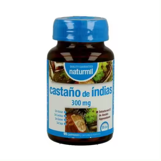NATURMIL - CASTAÑO DE INDAS DE 90 COMPRIMIDOS - 1
