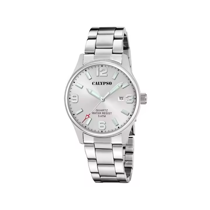 Reloj Calypso K5860/2 Hombre - Acero Inoxidable, 39.5mm, Plateado, Cuarzo - 1