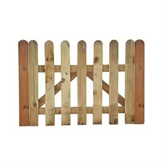 Puerta de Madera Clásica para Valla de Jardín 100x80cm Nortene - 1