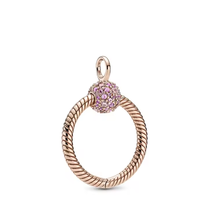 Pandora Pandora Rose Colgante O Pandora Moments en Pandora Rose en Pavé 389097C01 , para Mujer - 1