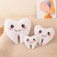 Almohada De Simulación Creativa Y Linda Para Niños Juguete De Peluche De Cuidado Dental Forma De Dientes Regalo Para Todas Las Edades - details 0