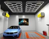 Hola led Lámpara LED Hexagonal 600W – 14 Paneles, 6500K, Carcasa Blanca, Iluminación Interior Moderna, CA 85-265V - details 2