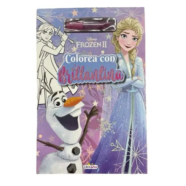 Blog Colorea Con Brillantina Frozen - 1