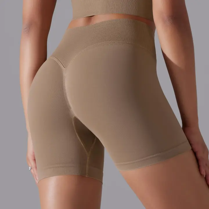 SSITO Pantalones cortos de Yoga sin costura para Mujer, Mallas - 1