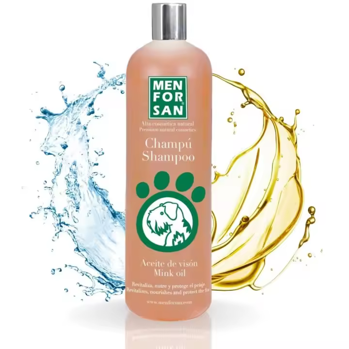 Menforsan Champú Aceite de Visón para Perros - 300 ml - 1