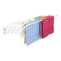 Tendedero Metálico Extensible Blanco - 80cm - 4 Metros Útiles - Tendero Retráctil para Interiores y Exteriores - Karawan - details 0