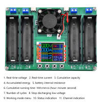 Testero De Batería Digital LCD 2CH 4CH Aideepen Capacidad De MAh MWh Detector De Energía Para Baterías De Litio Tipo-C Compatible Con Baterías 18650 - details 3