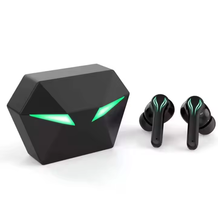 Auriculares Inalámbricos Gaming, Control Táctil, Impermeables, Diseño para Juegos, Perfectos para Música y Llamadas, Color Negro - 1