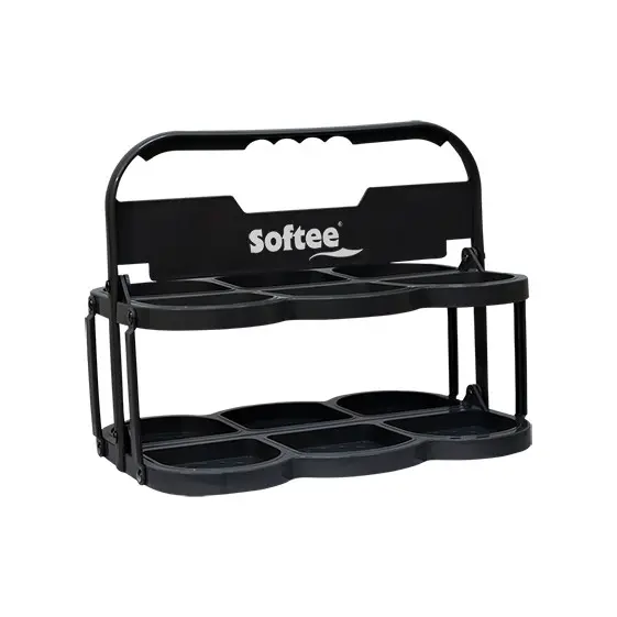 portabotellas plegable deluxe  para 6 botellas - 1