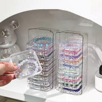 Caja De Almacenamiento Para Uñas Transparente Caja De Exhibición Hecha a Mano Para Joyería Collares Accesorios Y Pulseras Protegida Contra La Polvo - details 11