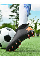 Nuevos Zapatos De Fútbol Para Hombres Entrenamiento Profesional Antideslizantes Para Campo Artificial Botas De Fútbol Con Tela Microfibra Antorcha Media Calf High Rubber Outsole - details 11