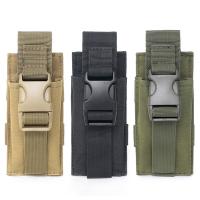 Funda Táctica De Sólo Un Revólver Para Caza Airsoft EDC Bolsa Exterior Flashlight Sheath Holster Portador De Lámpara - details 3