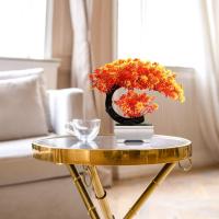 Planta Artificial De Bonsái Pequeña Decoración De Mesa Para Sala De Estar Y Bodas Arbol De Plástico Falso Para Decoración De Hogar Y Jardín - details 2