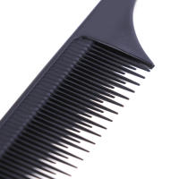Cepillo De Pintura Para Cabello Profesional Antiestático Con Punta Aguda Peine De Acero Para Peluquero Accesorio De Barbería - details 2